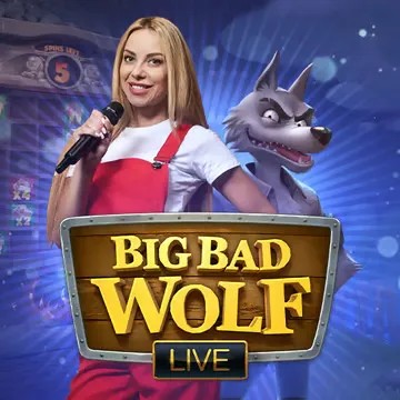 Official Live Shows logo: Big Bad Wolf Live by Playtech at Dolly Casino